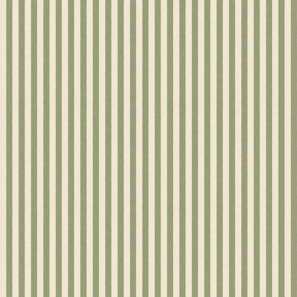 Rayures vert sauge et lin, papier peint à plat