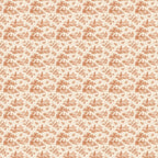 Toile de Jouy terracotta champêtre, papier peint à plat