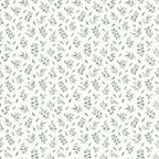Branches d'eucalyptus aquarelle, papier peint à plat