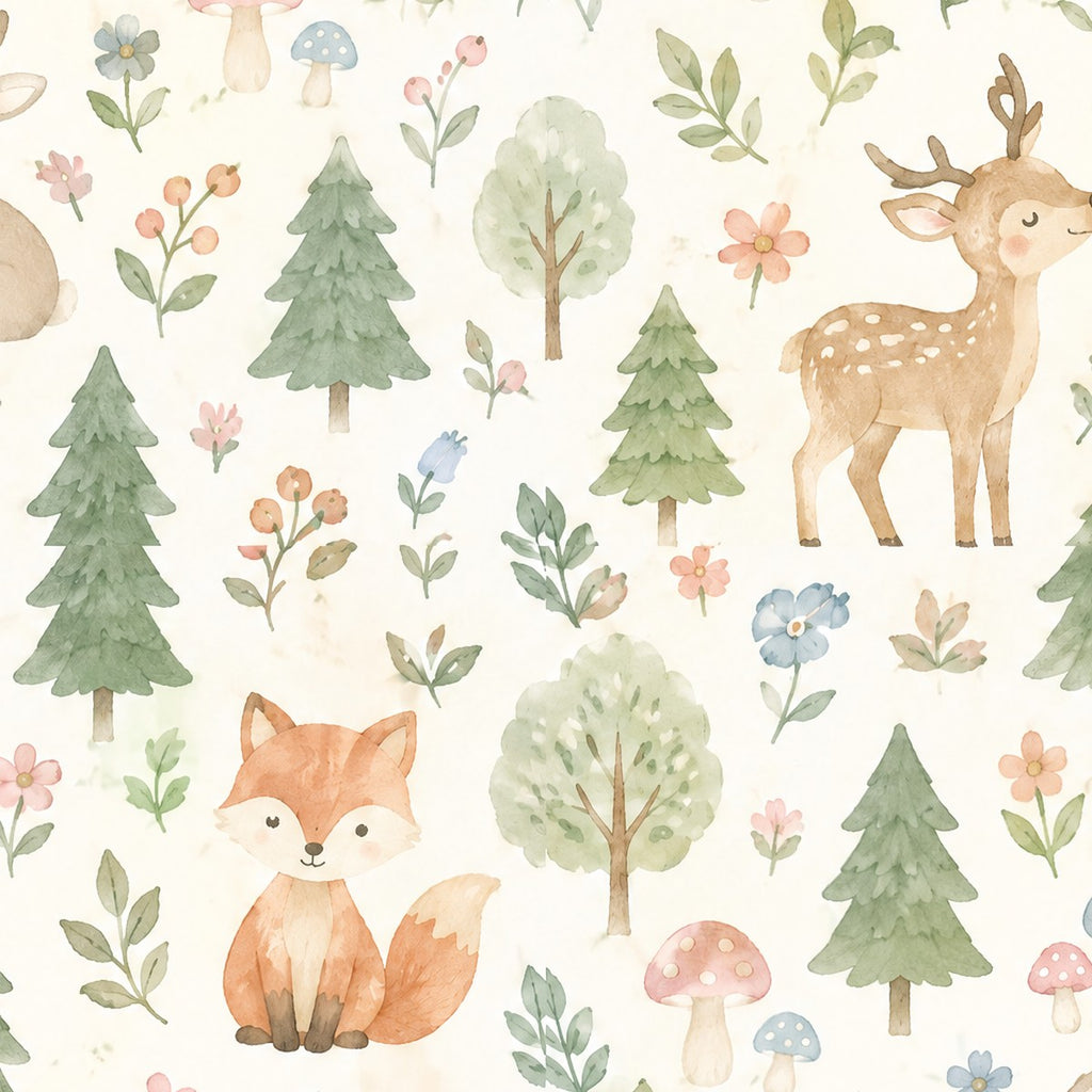 Petits animaux de la forêt, papier peint en gros plan