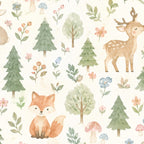 Petits animaux de la forêt, papier peint en gros plan